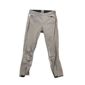 Tailored Sportsman Breeches Womens 28 Pewter Equestrian Low Rise Side Zip Riding